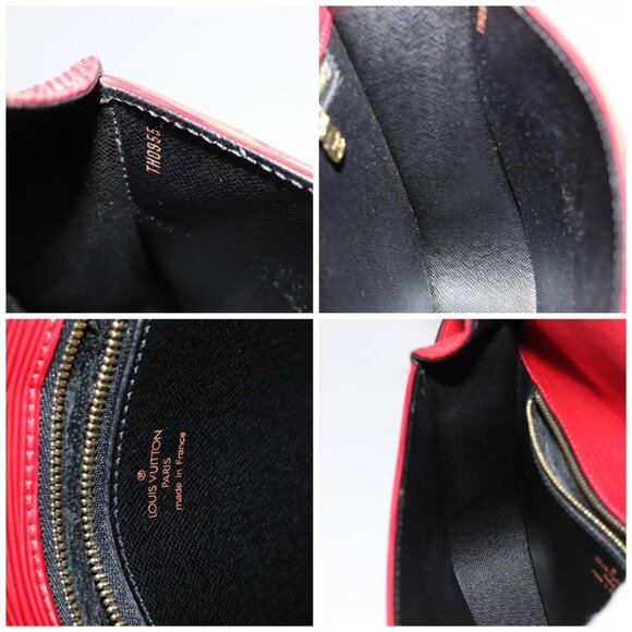 LOUIS VUITTON Epi Saint Cloud GM Shoulder Bag Red M52197 LV Auth 111225 - Picture 15 of 16